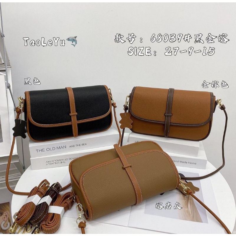 Tas Selempang/Shoulder Bag Wanita Import TLY 68039 Grey