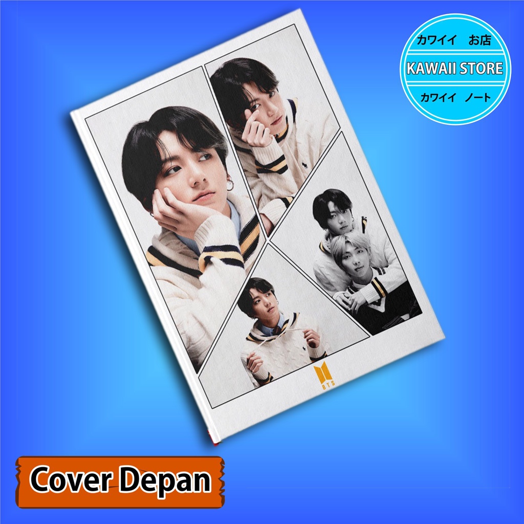 

Notebook / Pocket book Hard Cover Kpop Bts FRAME JUNGKOOK uk A5 & A6 / Notes Book
