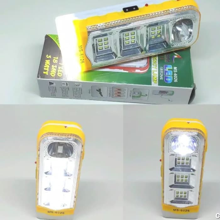 Lampu Emergency 3 Fungsi (MS-6026)