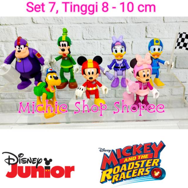 Figure Mickey And The Roadster Racers (Set 7) Minnie Donald Disney