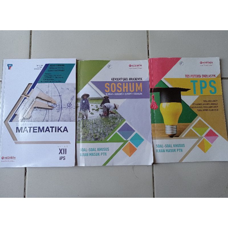 [PRELOVED] Buku Neutron UTBK SBMPTN TPS dan TKA Soshum - Buku Neutron Matematika Kelas 12 SMA