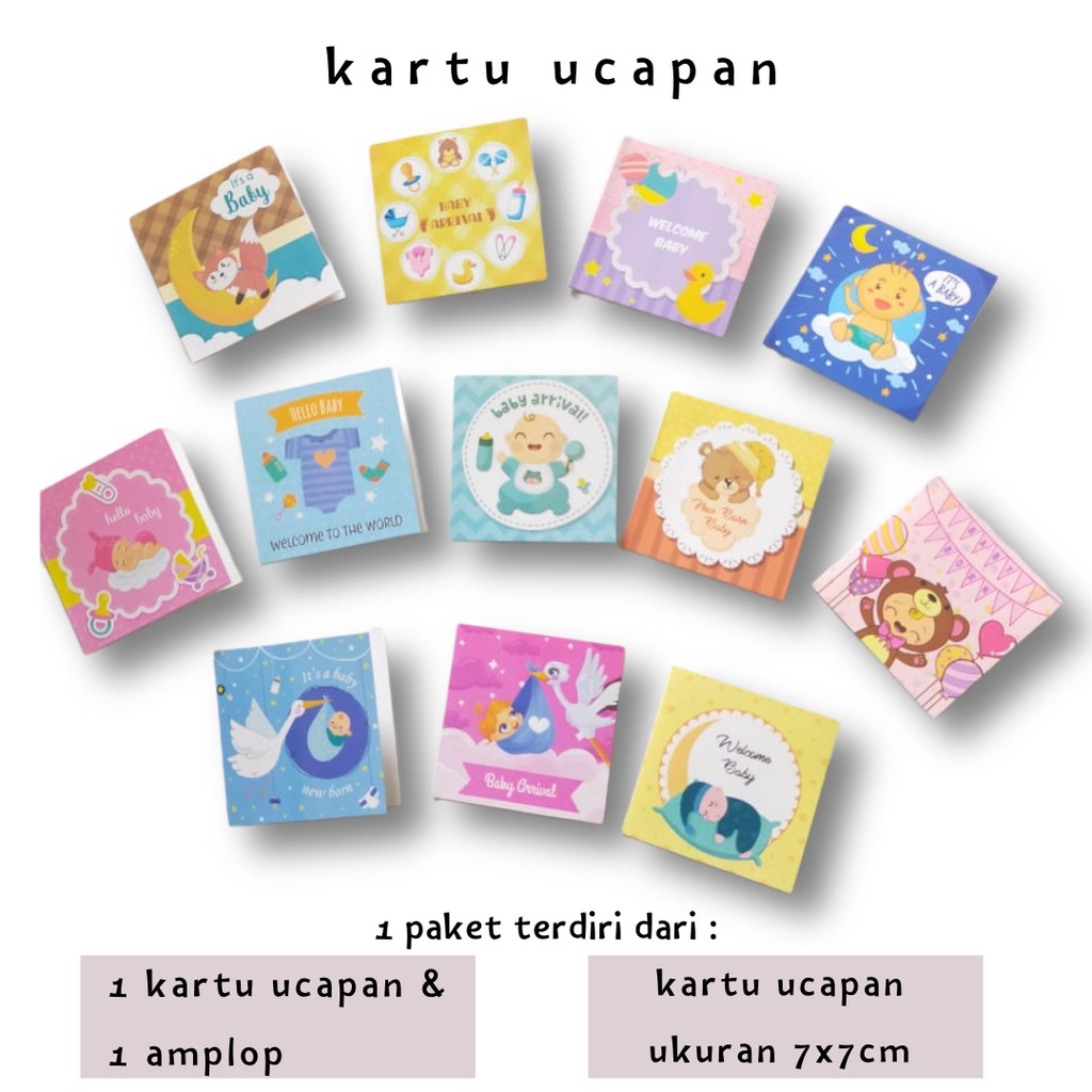 

Kartu ucapan kecil dari sansan wawa - greeting card sansan wawa