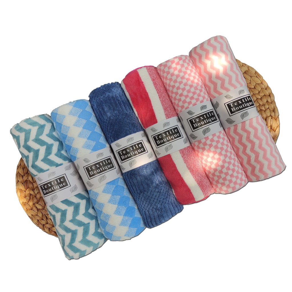 OBRAL HANDUK MICROFIBER DEWASA UK 70 X 140 CM BISA PILIH MOTIF