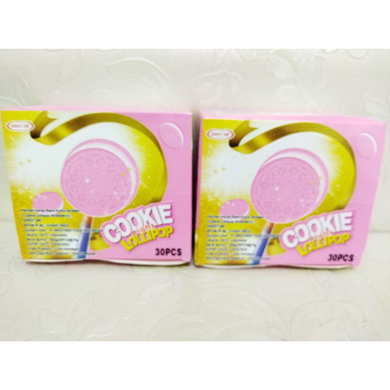 COOKIE LIGHT LOLLIPOP 1 PACK ISI 30 PCS / PERMEN OREO BARU / PERMEN NYALA / PERMEN VIRAL