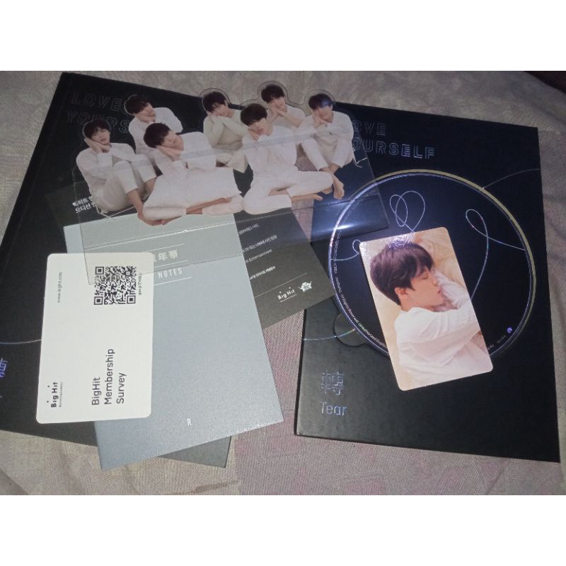 Album bts Love yourself tear r + pc jimin tear u jimin bobo