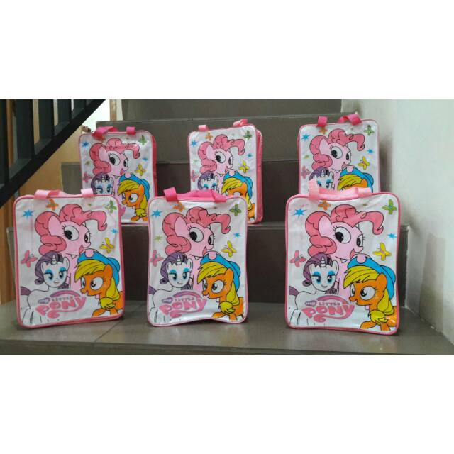 tas souvenir ulang tahun anak little poni / hampers aqiqah bayi little pony