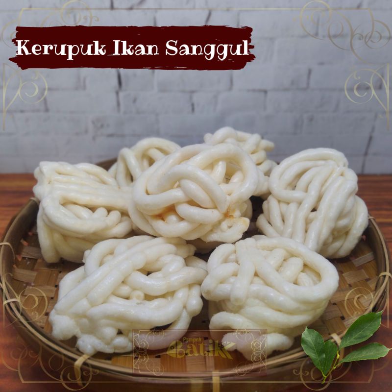 

Kerupuk Ikan Sanggul Krupuk Kemplang Asli Palembang 250gr