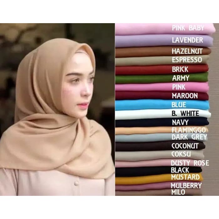 MFcollection Hijab Bella Square Pashmina Jilbab MFcollection Hijab Bella Square Pashmina Jilbab