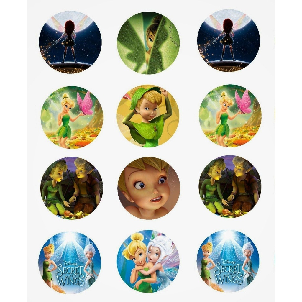 

CUPCAKE TOPPER CUSTOM KARAKTER TINKERBELL