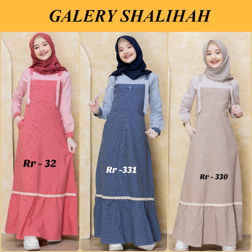 Rauna Gamis Anak Remaja Tanggung / Rauna RR 330 / RR 331 /  RR 332 / Fashion Muslim