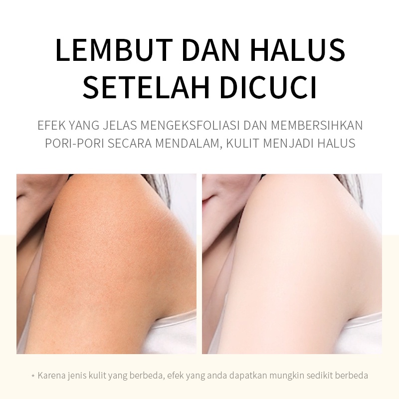 BPOM Fenyi Shea Butter Body Scrub Cream Pemutih Pelembab Menghaluskan Tubuh Membersihkan Mengeksfoliasi Mendalam 100g