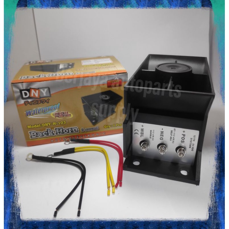 BACK HORN 3 SUARA SUPER KENCANG/ATREK ALARM 3 SUARA  12V/24V