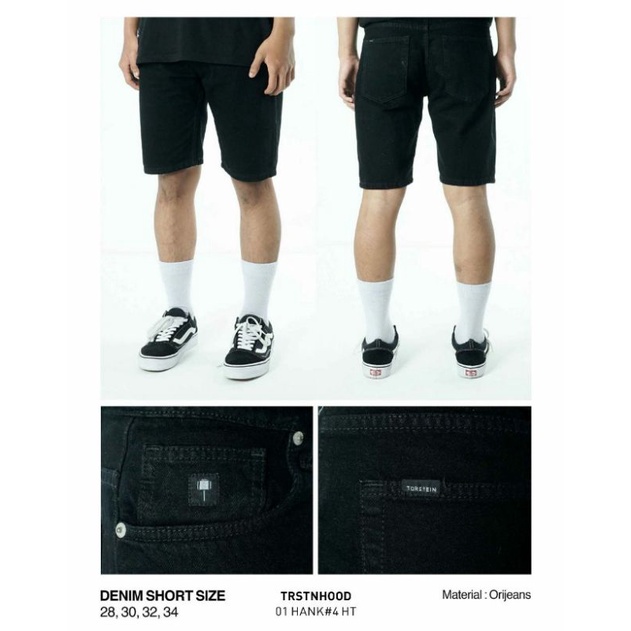 TORSTEIN DENIM SHORT PANTS | CELANA PENDEK JEANS TORSTEIN " 01 HANK " ORIGINAL