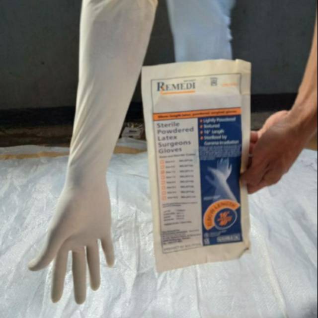 REMEDI - Sarung Tangan Obgyn Steril | Surgeon Gloves Latex Powdered