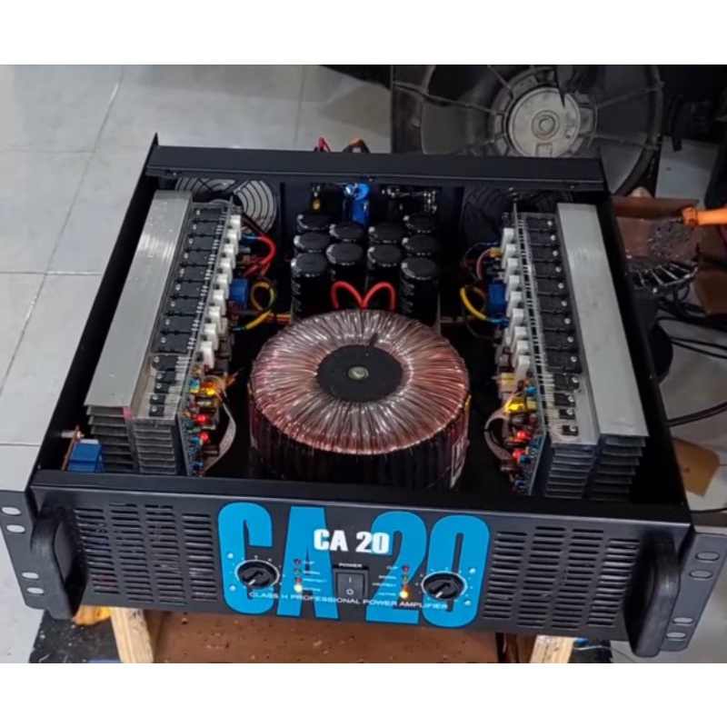 Jual POWER AMPLIFIER RAKITAN CA 20 trafo 30A 30 A Amper FREE PACKING