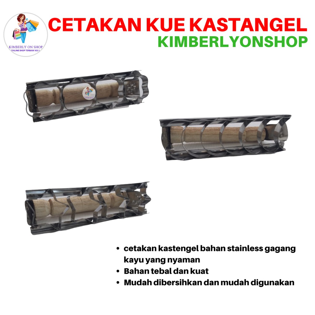 Kimberlyonshop Cetakan Kue Kering Kastangel Nastar Cookies