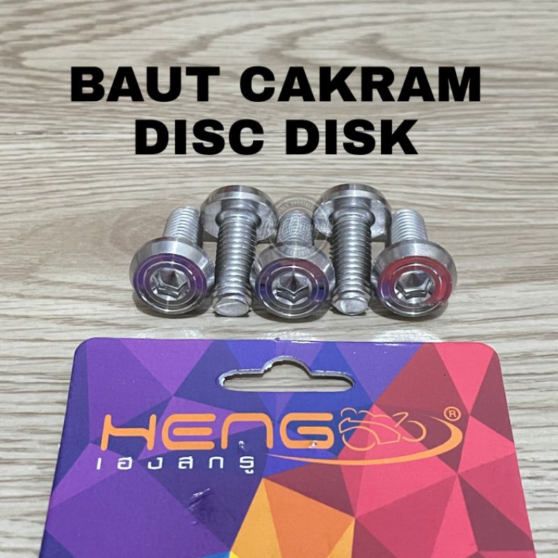 baut disc disk cakram probolt piringan stainless ulir silver drat 12 original thailand anti karat