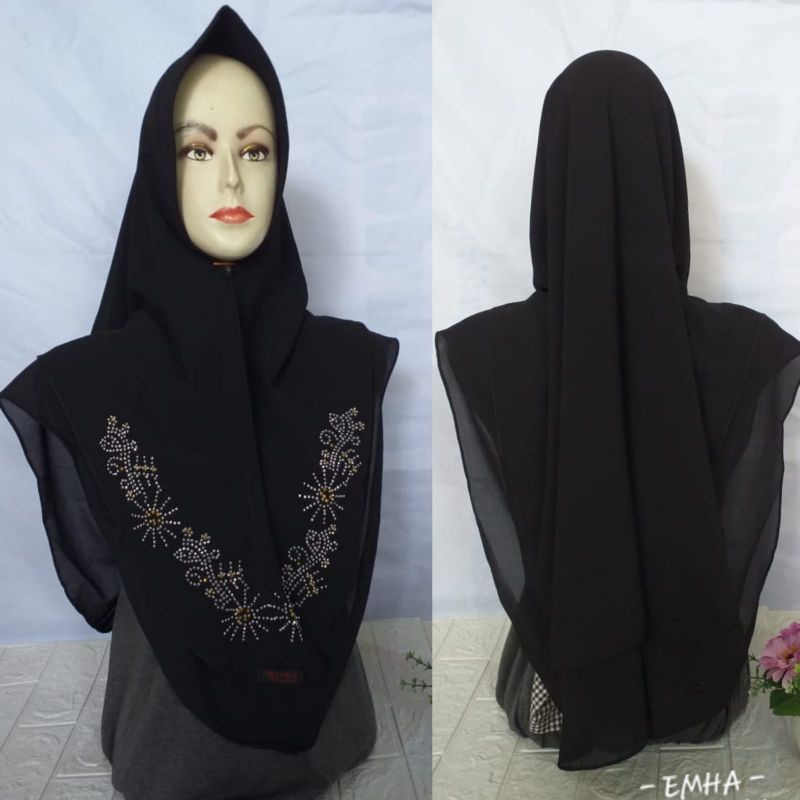 Hijab Instan Rizky Payet Ceruty Armany