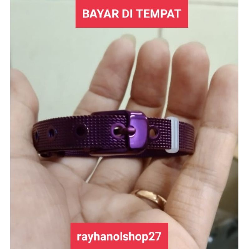 GELANG TANGAN WANITA TITANIUM MOTIF TERBARU ANTI KARAT