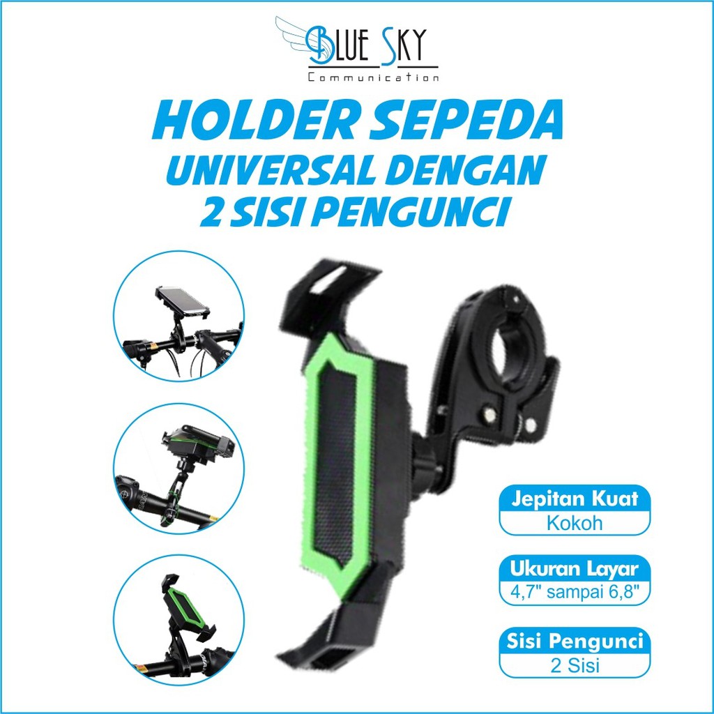 HOLDER SEPEDA UNIVERSAL DS-01B HOLDER HANDPHONE