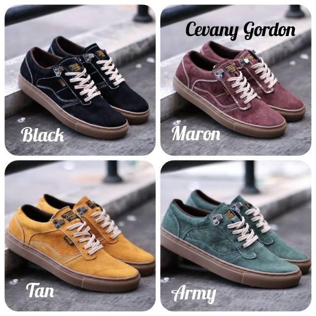 Sepatu Sneakers Pria Original Cevany Gordon Keren