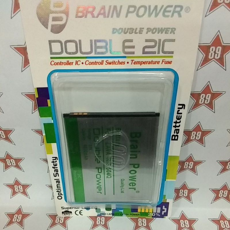 Battery batre Lava iris 504Q Brain power