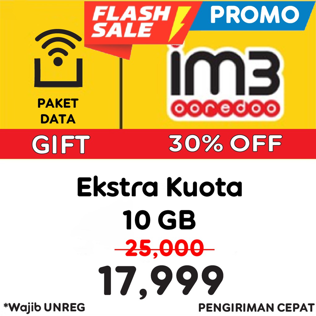 Promo Paket Data Indosat Ekstra Kuota 10 Gb Shopee Indonesia