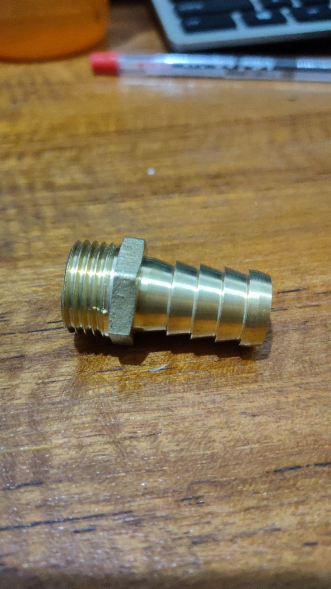 Nepel Selang 1/2 X 5/8 Kuningan Drat Luar