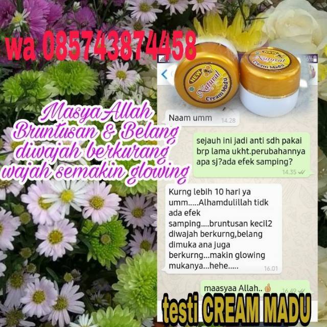 NEW NATURAL CREAM MADU SN BEAUTY