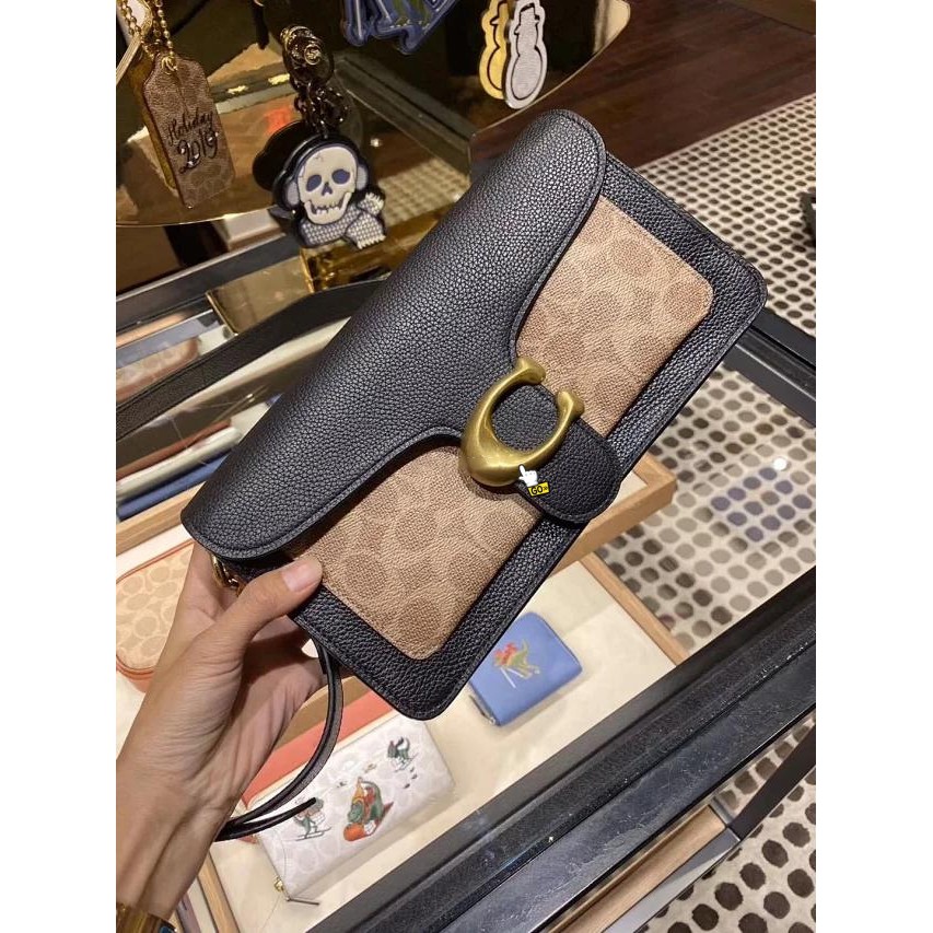 Coach Tabby Shoulder Bag 26 With Signature Canvas Coach Tas Wanita Coach Tas Selempang Coach Bahu Wanita Coach Top Handle Bag