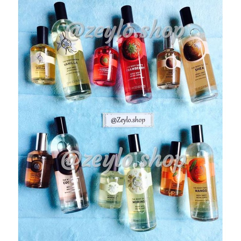 Dmvr Paket Hemat The Body Shop Bodymist 100Ml & Edt 30Ml Original Reject 4Ykd