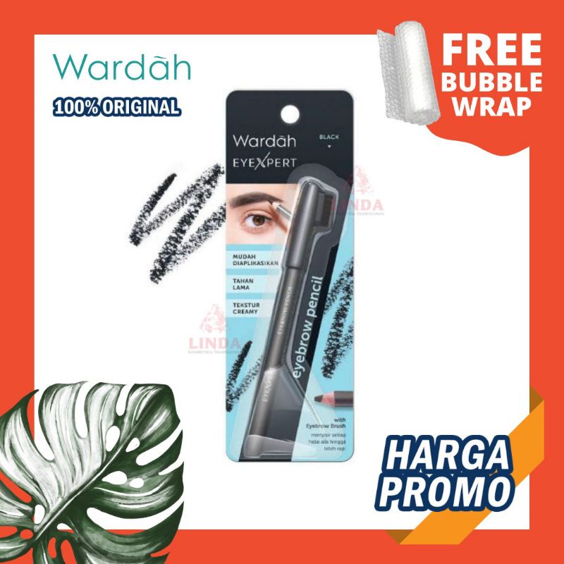 WARDAH EYE XPERT EYEBROW PENCIL (BLACK &amp; BROWN)