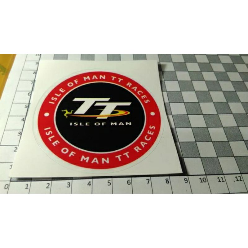 

stiker iom tt isle of man bulat