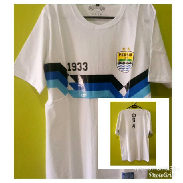 Baju persib warna putih 1933