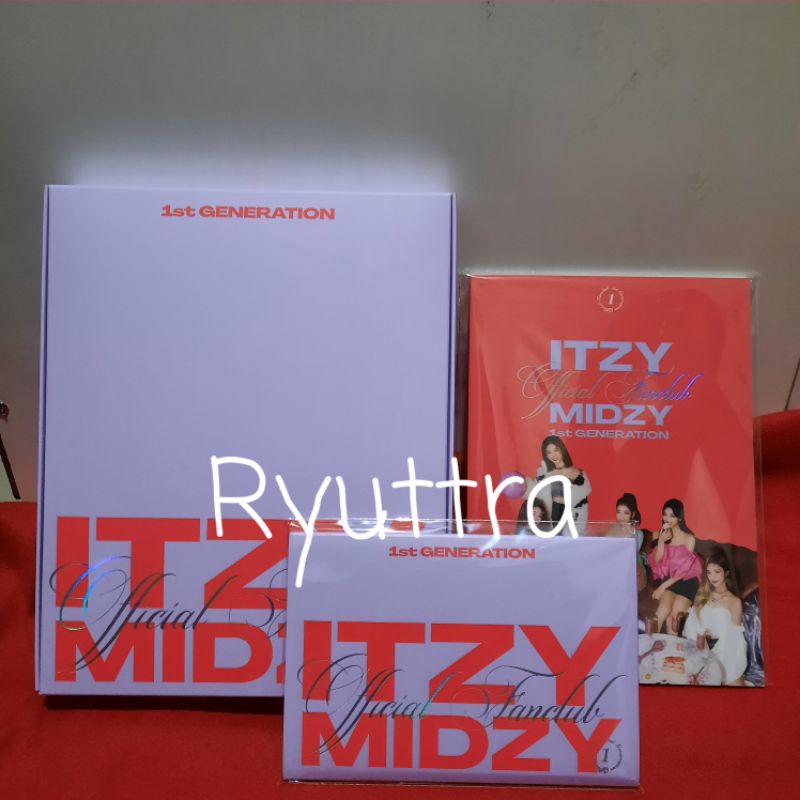 Itzy midzy Fanclub first generation welkit