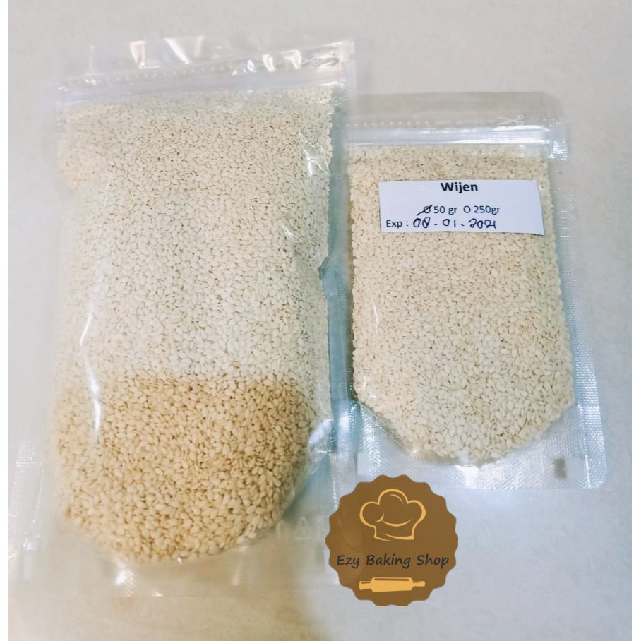 Wijen Putih 250gr / White Sesame Seed / Biji Wijen Putih