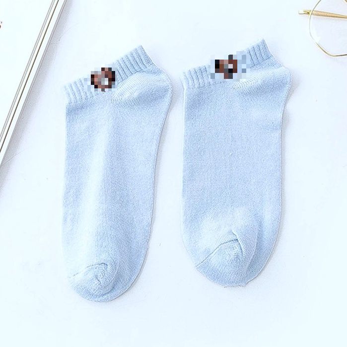 HC Kaos Kaki Wanita Pria Fashion Unisex Motif Beruang Kaos Kaki Wanita Import Kekinian-BIRU MUDA