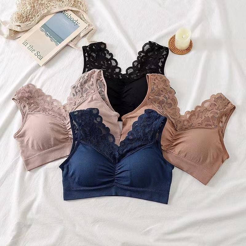 DIKSON TERMURAH Bra Wanita Tanpa Kawat 3 PCS DAN SATUAN BRA IMPORT KOREAN Bahan Halus Pakaian Dalam Bralette Elastis Sexy Dengan Busa Import COD BAYAR DI TEMPAT Termurah