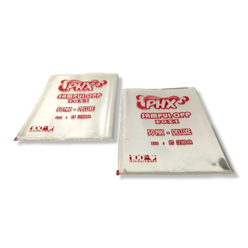 

Sampul Buku Phx bening (1pack) isi 25lmbr - qwarto/boxy/lks/folio
