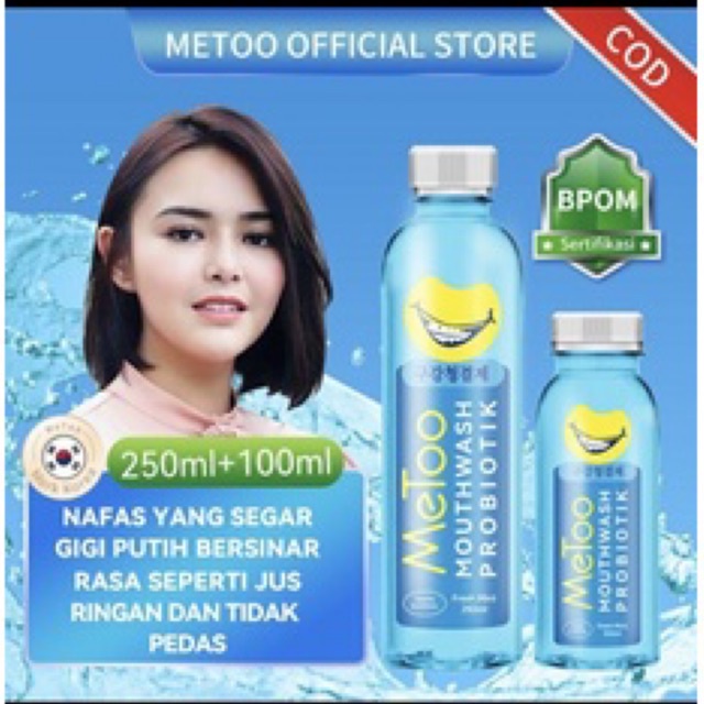 BPOM SECRET CLEAN PROPOLIS METOO MOUTHWASH OBAT KUMUR Breylee teeth whitening