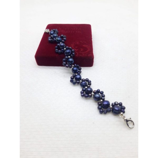 KG1 BERSERTIFIKAT KONEKTOR MASKER MUTIARA BISA JADI GELANG MUTIARA AIR TAWAR LOMBOK GELANG 2 IN 1 KO