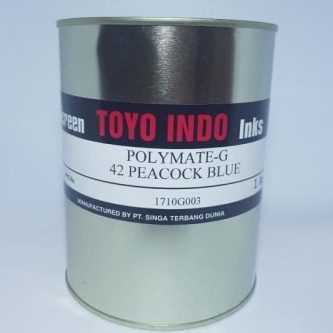 

cat sablon POLYMET no.42 BIRU PEACOCK MERK TOYO 1 KG