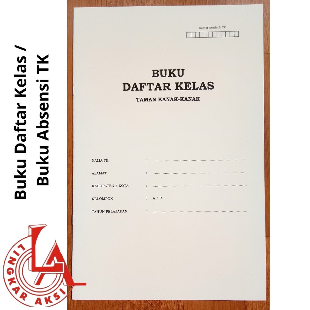 GROSIR Buku Daftar Kelas / Daftar Absen Siswa TK