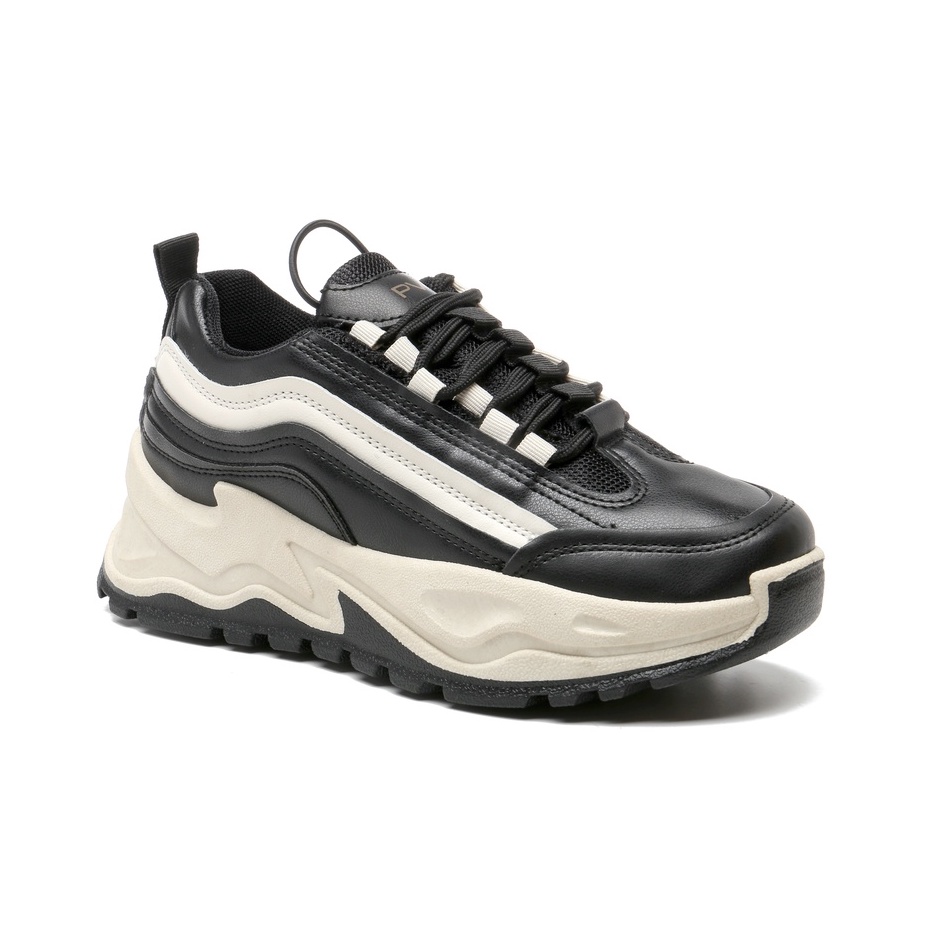 PVN Taecyeon Sepatu Sneakers Wanita Casual Sport Shoes Black 234