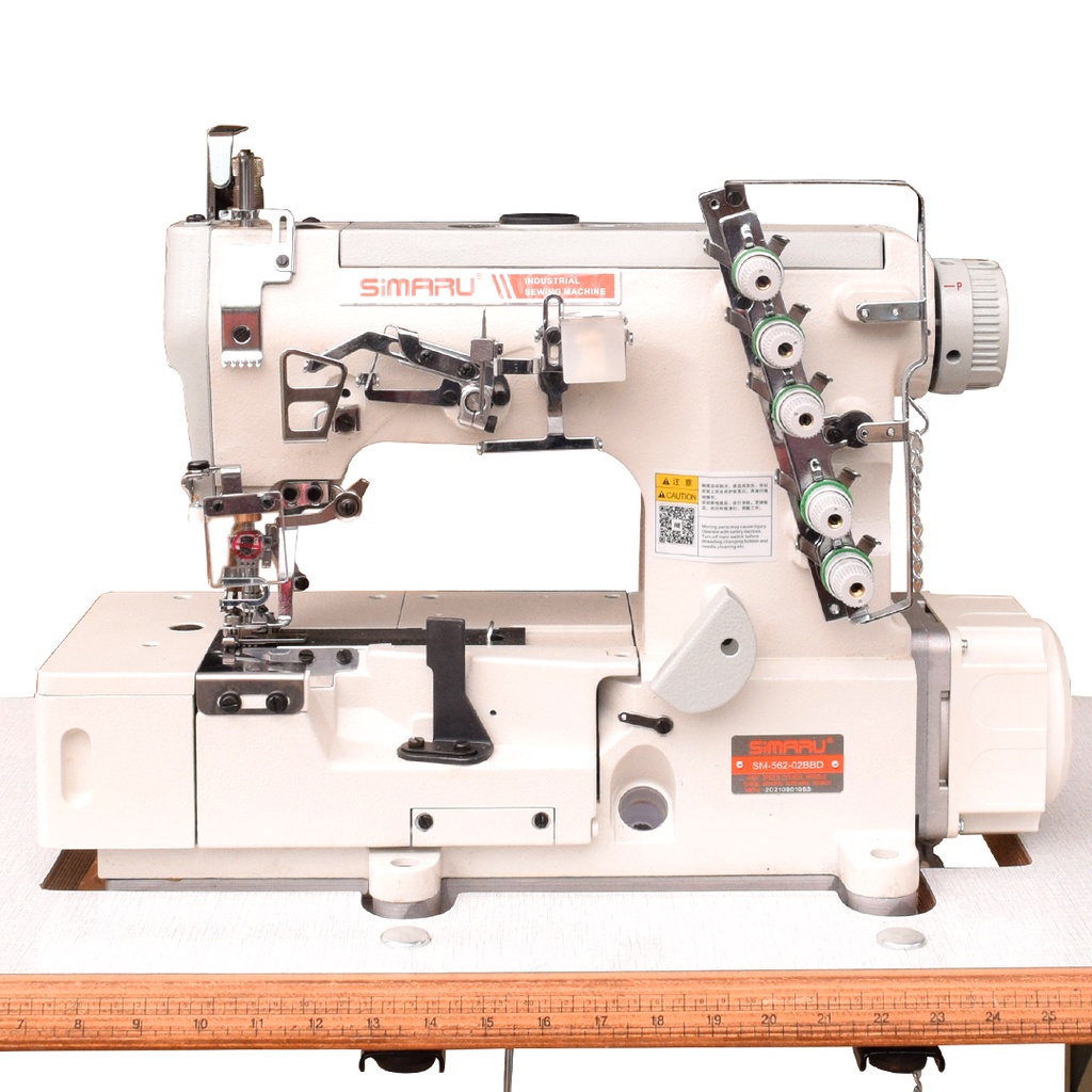 SIMARU SM562-02BBD Mesin Jahit Kaos - Overdeck/Overdek Highspeed Servo