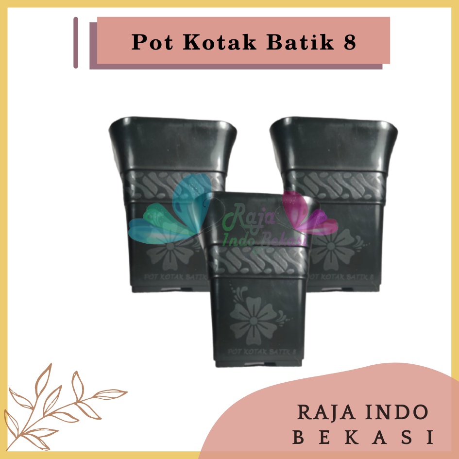 Pot Kotak Sofi Batik 8 Cm Hitam Tebal Pot Kaktus Mirip Juos Juoss Mini Pot Kotak Tinggi 8 10 Cm Bunga Artificial