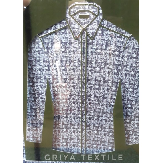 kain shirting print / kain kemeja pria / kain seragam