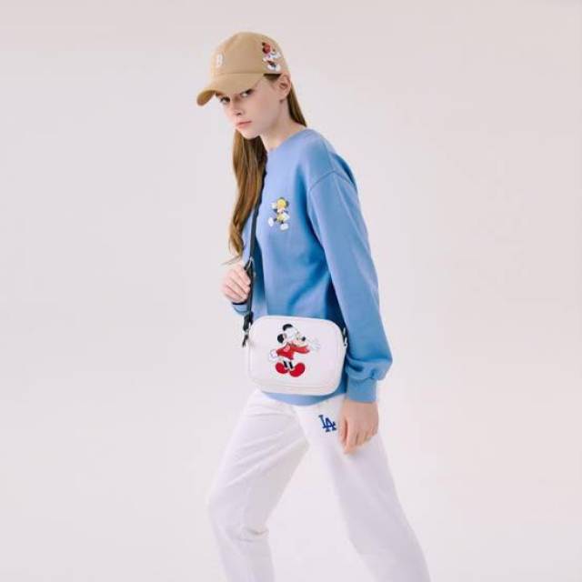 MLB X Disney Mickey mouse original authentic asli selempang slingbag crossbody Camera Bag  red sox