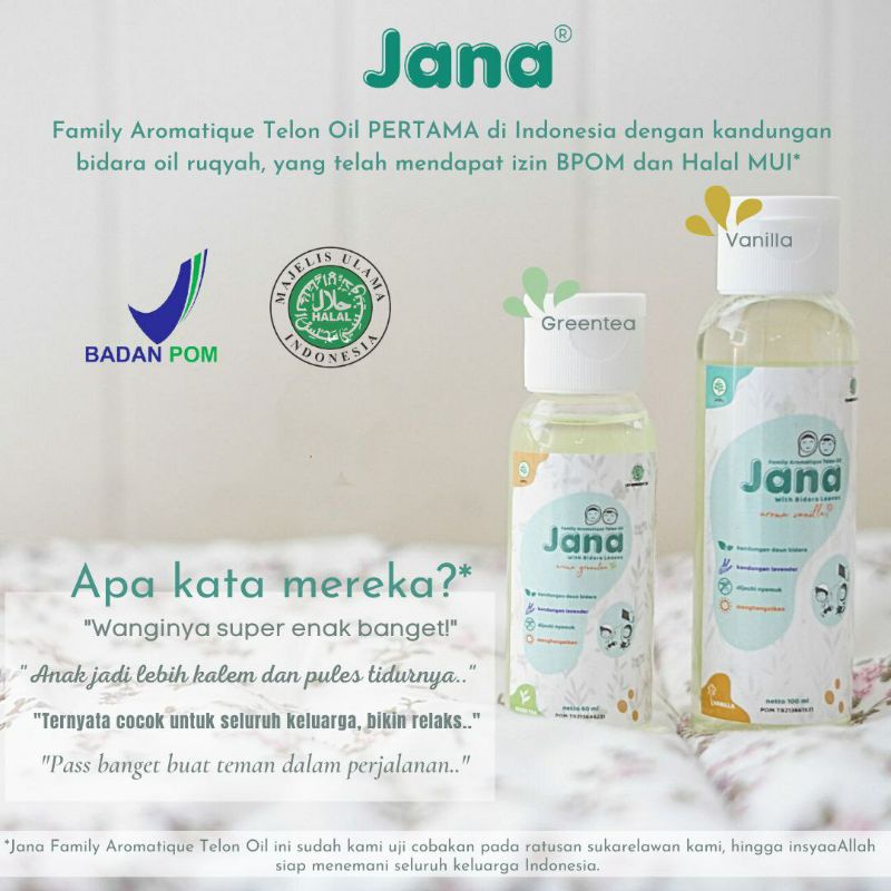 jana telon minyak telon bidara oil aromatic