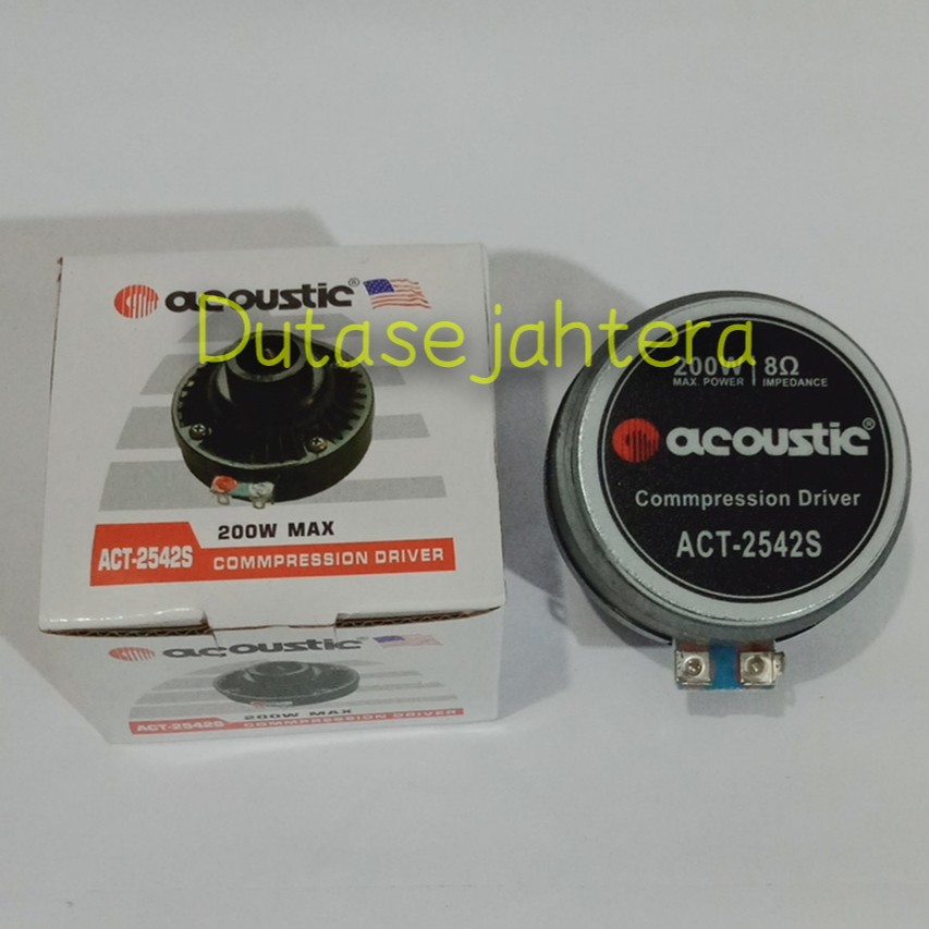 DRIVER TWEETER ACOUSTIC ACT-2542S 200W AUDIO SYSTEM DS